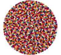 Boules de feutre Tapis rond 120 cm myfelt - 4056091950010