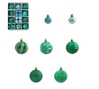 Boules de No?l Incassables 26 Décoration pour arbre Boules de | Shatterproof Material, Mixed Colours, Festive Tree Decor, 26 Pieces Per Box, Hanging Pendants