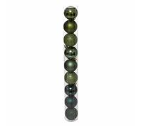 9 Boules de Noël vertes 6 cm - Vert