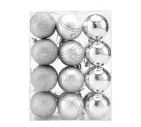Boules de Noël en plastique robuste Décoration pour sapin intérieur maison