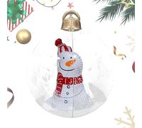 Boules de Noël gonflables - Décoration géante pour l'extérieur - Ballon festif imperméable - Matériau PVC - Valve facile à gonfler - Design de couleurs vives - Décoration de vacances
