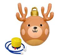 Boules de Noël gonflables - En PVC imperméable - Décoration de Noël géante - Boules gonflables de Noël - Décoration de jardin - Pour extérieur, jardin, pelouse, terrasse, cour, porte, fenêtre, fête
