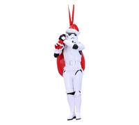 Nemesis Now Décoration de Noël Stormtrooper Santa Sack – Résine peinte à la main 13 cm Blanc