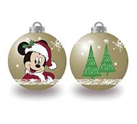 Boules de Sapin de Noël - ARDITEX - Mickey - Lot de 10 - Ø 6 cm - Décoration en Plastique