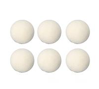 Boules de Séchage de Laine, Boule de Feutre, Boule de Laine, Sèche-linge, Vêtements, Retrait Statique, Tenue, 6 Pièces, Bande D'ourlet Fusible (5 cm)