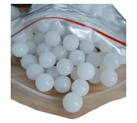 Boules de Silicone solides blanches 1-70mm, pièces rondes de scellage for l'artisanat(45mmx1pcs)