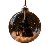 Boules Décoratives d'halloween - Pendentif Léger Incassable 11x8x8cm | Décorations D'arbre D'ornements D'Halloween | Décor D'Halloween Transparent Accrocheur | Ornements D’arbre D’Halloween Pour C