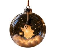 Boules Décoratives d'halloween - Pendentif Léger Incassable 11x8x8cm | Décorations D'arbre D'ornements D'Halloween | Décor D'Halloween Transparent Accrocheur | Ornements D’arbre D’Halloween Pour C