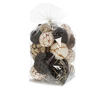Boules décoratives naturelles 25 pièces, en Rotin, Pour Mariage