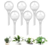 Boules d'Irrigation pour Plantes, Globes d'arrosage, 6 Pièce Petits Automatique Boule d'irrigation en Plastique, Distributeur Eau Plante, Arrosage Goutte à Goutte Automatique, pour Plantes en Pot