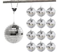 Boules disco réfléchissantes - Boules à effet miroir, décoration à suspendre en forme de boule