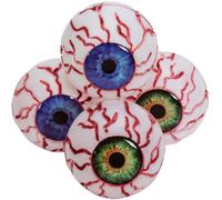 Boules d'yeux EUROPALMS pour Halloween, 5cm Ø, 4x - Décoration Halloween