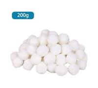 Boules filtrantes de piscine blanches, équipement de nettoyage de piscine écologique, boule en coton, filtre à eau, Purification, 200g/500g/700g