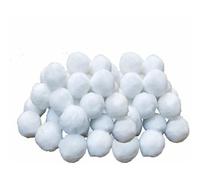 Boules filtrantes pour piscine, boules filtrantes, média filtrant en fibre pour piscine, filtres à sable, filtration de l'eau (blanches)