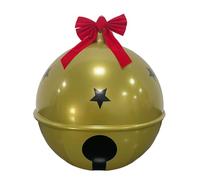 Boules gonflables, 58 cm Cloche imperméable avec cloches géantes de Noël gonflables, pour jardin, patio, porche, pelouse, chemin, fête, décorations, arbre, porte