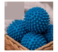 Boules pour sèche-linge, Boules à linge réutilisables en PVC, accessoires de Machine laver propres et ménagers, adoucisseur multicolore(4pcs Blue)