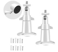 BOULESENM 2 PCS Support Caméra Extérieur,Support Camera,Support Poteau de Sécurité Réglable en Métal,Pour Caméra de Sécurité Arlo Pro, Arlo Pro, Arlo Ultra, Arlo Go, Arlo Essential Spot, Ring Stick Up