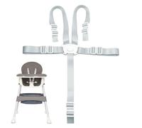 BOULESENM Harnais Chaise Haute Bebe Universelle, Harnais 5 Points pour Poussette, Réglable Sangle Chaise Haute Bebe, Sangles de Sécurité Universel pour Chaise Haute et Poussette