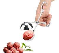 Boulettes de Viande en Acier Inoxydable, Boulettes de Viande Antiadhésives,Cuillères à Boulettes Antiadhésives Pinces à Glace pour Gâteau Pop, Glacée, Pâte à Biscuits, Melon