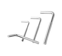 Boulon à angle droit en forme de 7 M4 ~ M12 304 en acier inoxydable, boulons d'ancrage à angle droit en forme de L à 90 °, vis(M10x150mm(1pcs))