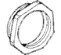 Boulon à anneau Hansa M34x1 SW32 59911082 M34 x 1, SW45