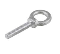 Boulon à œil de levage Boulons à œil de levage galvanisés, vis anneau plaqué zinc blanc M6 M8 ~ M20, rond, boucle crochet, boulon mâle, longueur 12mm-60mm(M20-1Pcs,50mm)