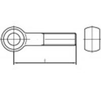 Boulon à œillet TOOLCRAFT 107330 10 pc(s) M16 80 mm acier N/A