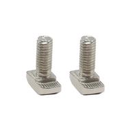 Boulon à tête marteau en T en acier au carbone nickelé 2020/3030/4040/4545 M5 M6 M8(4040 M8 x 16)