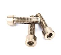 Boulon à vis à tête hexagonale en titane M6 M8 M10, 5 pièces, M10x30mm