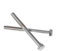 Boulon à vis externe à demi-filetage, 1 pièce, en acier inoxydable 304, M6 M8 M10 M12 M14 M16 M18 M20, fixation à entraînement hexagonal(M16x70mm)