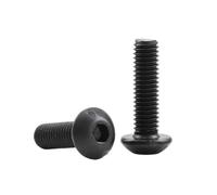 Boulon Allen à tête de bouton à six pans creux, vis en acier allié de qualité 12.9 M2 M2.5 M3 M4 M5 M6 M8 M10, 1 à 50 pièces(18mm,M2 50pcs)