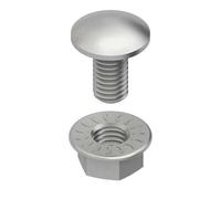 Boulon avec tête en treillis - Boulon de transport M6x12mm FLM 6X12 F