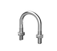 Boulon Boulon en U en acier inoxydable 304 M6 M8 M10 M12, boulon en U de collier de serrage avec rondelles d'écrous(M8X60 2set)