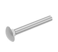 Boulon de carrosserie SECCARO M6 x 50 mm, acier inoxydable V2A VA A2, DIN 603 / ISO 8677, tête bombée à col carré, 20 pièces