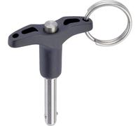 Boulon de verrouillage à bille avec poignée en T, facile à utiliser, conforme à la norme NASM / MS17985 | Diamètre nominal = 1/4" / Longueur de serrage = 2,1" | 4211.B21.
