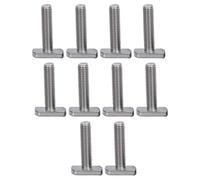 Boulon en T M8x60 Boulons à tête de marteau en acier inoxydable Vis à écrou en T Pièce de quincaillerie mécanique pour profilés en aluminium, montage solaire photovoltaïque