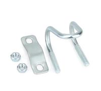 Boulon en U double croix acier au carbone plaqué zinc | M8 plusieurs tailles 1/2/5 pièces : tuyaux de fixation, bois, acier, camping-car, bateaux, supports(M8x32x42(5pcs))