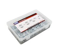 Boulon et écrou - Assortiment M4 et M5 - 700 pièces - Acier - Couleur gris