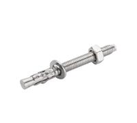 Boulon expansion inox M6-M16, cheville à coin lourde pour bâtiment | Cheville d'ancrage à coin, fixation solide pour travaux de construction(M12x120-1pcs)