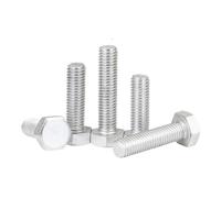 Boulon hexagonal en aluminium 6061 DIN933 Boulons hexagonaux M5 M6 M8 M10 M12(M6X30 20PCS)