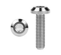 Boulon hexagonal intérieur en titane M6x12/15/20/25/30/35mm, fixation universelle for vélo et moto(Titanium,25MM_M6)