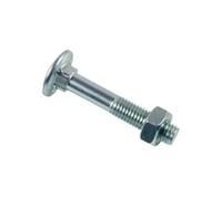 Boulon poêlier LENNIE tête ronde large - Ø8x30 - boite de 100 - BRL0803002B