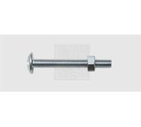 Boulon poelier SWG 224054010 100 pc(s) M5 40 mm 6 pans extérieurs acier N/A
