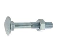 Boulon pour bois à tête ronde collet carré Japy classe 4.8 DIN 603/555 7X80 boîte de 100 ULTIMA 80407080