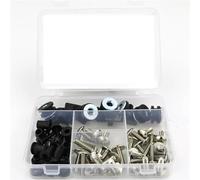 Boulon pour Suzuki pour TL1000R 1998-2005 Kit Complet Boulons Carénage Vis Clips Écrous Vitesse(Argent)