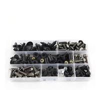 Boulon pour ZX-6R pour ZX-6RR 2009 2010 2011 2012 Kit Boulons Carénage Complet Clips Vis en Acier(Titanium)
