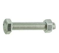 Boulon tête hexagonale VYNEX inox A4 M6 x 20 mm - Pack de 8 Argent/gris métallique