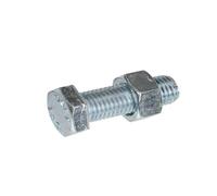 Boulon tête hexagonale - zingué - 8.8 - filetage total - EF - 8x120 - B100 STAFA