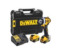 Boulonneuse 1/2 XR 12V brushless 339NM - DEWALT - avec 2 batteries 5Ah - chargeur - TSTAK - DCF901P2-QW