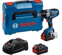 Boulonneuse à choc 18 V GDS 18V-1600 HC + 2 batteries 8 Ah + chargeur en coffret L-BOXX BOSCH 06019M1002